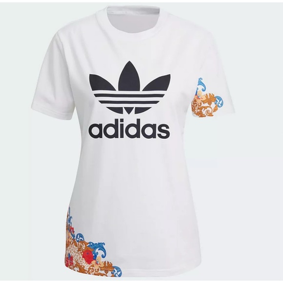 New ADIDAS HER Studio London T-Shirt Top Size Small Hard to Find Discontinued - Picture 2 of 12